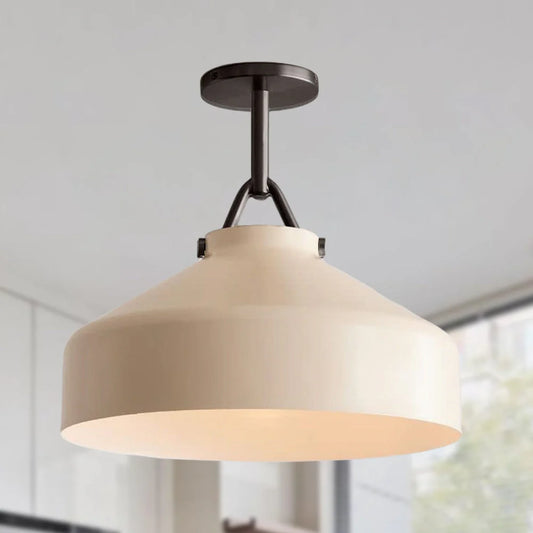 Nerys Nordic Minimalist Morandi Matte Metal Ceiling Light
