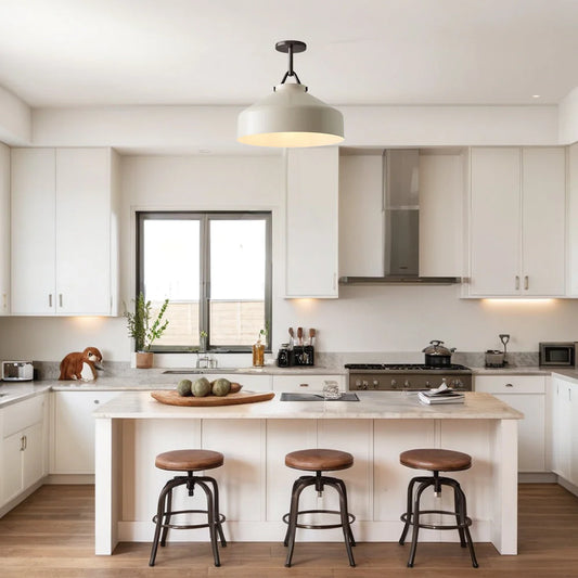 Nerys Nordic Minimalist Morandi Matte Metal Ceiling Light