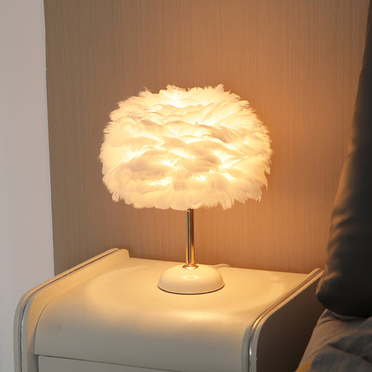 Feather Table Lamp