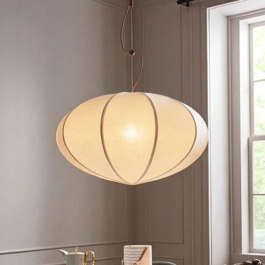 Scandinavian Linen Pendant Light