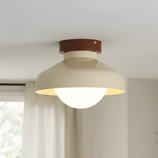 Gunilla Nordic Glass Umbrella LED Ceiling Light