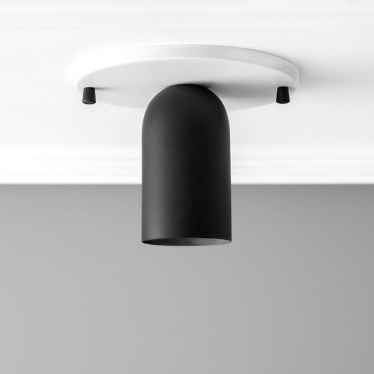 Jnia Modern Minimalist Cylinder Dome Metal Ceiling Light