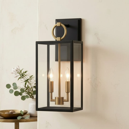 Torben Modern Iron Glass Wall Sconce