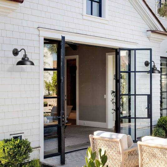 12" Industrial Dome Metal Wall Sconce