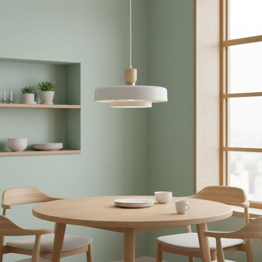 Lilja Nordic White Tiered Pendant Light