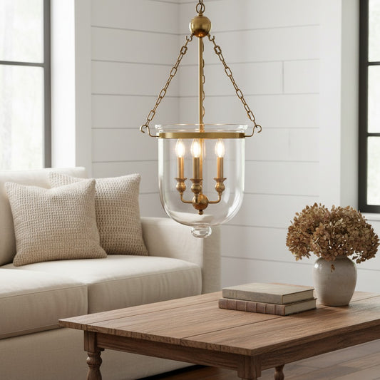 Loft Bar Candle Glass Pendant Lights