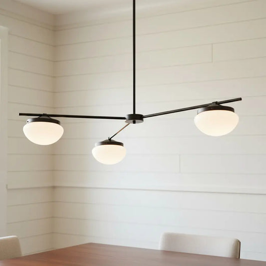 Fawn Minimalist Ambient Metal Sputnik Globe Chandelier