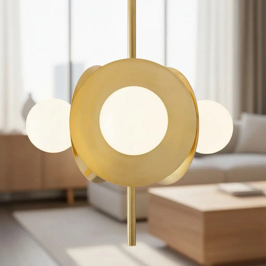 Klaus Modern LED Metal Round Globe Chandelier