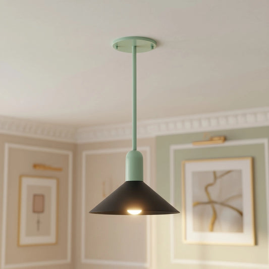 Vincentia Modern Two Tone Flared Cone Metal Pendant Light