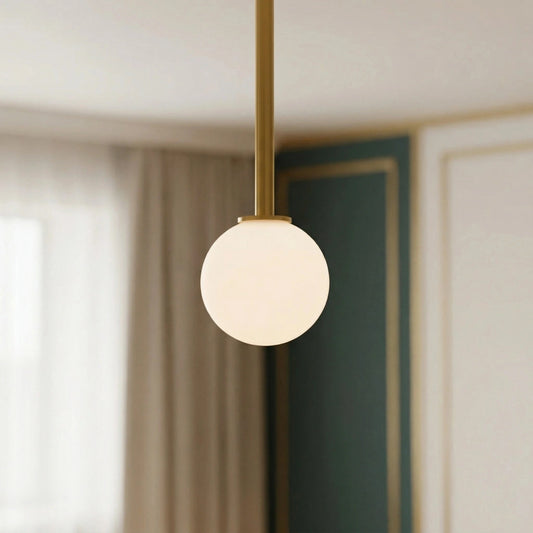 Tionnie Modern Minimalist Single Sphere Metal Pendant Light