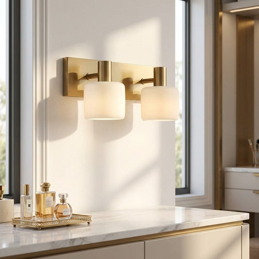 Elegant Porcelain Wall Sconce with Cylinder Ceramic Shade