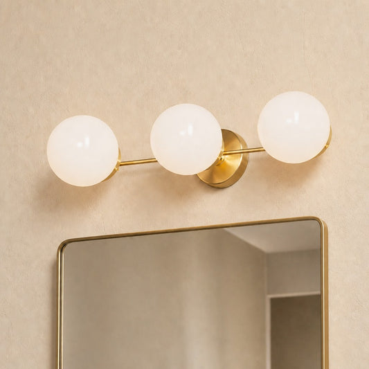 Nina Modern Colorful Globe Glass Wall Sconce