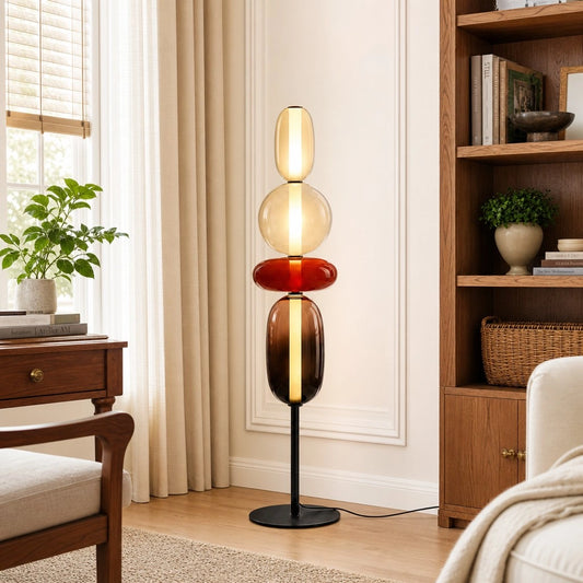 Faelora Candy Minimalist Nordic Glass Floor Lamp