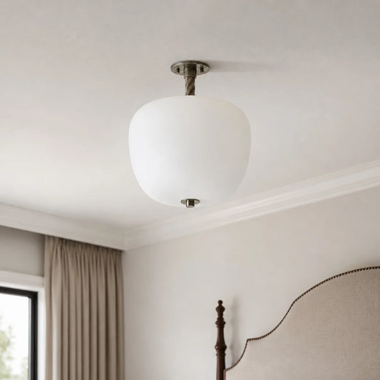 Luneth Classic Dark Bronze Flush Mount Light
