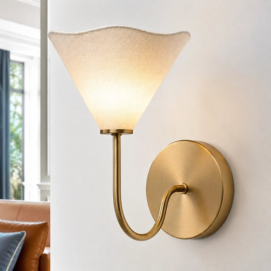Poryva Modern Fabric wall Sconce