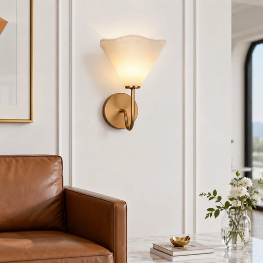 Poryva Modern Fabric wall Sconce