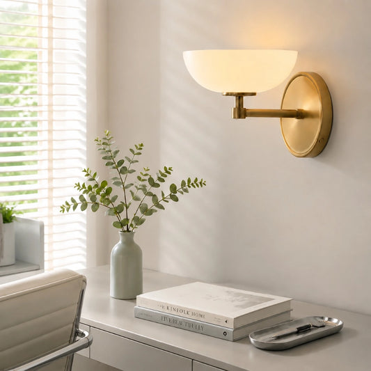 Voren Vintage Champagne Glass Bowl Wall Sconce