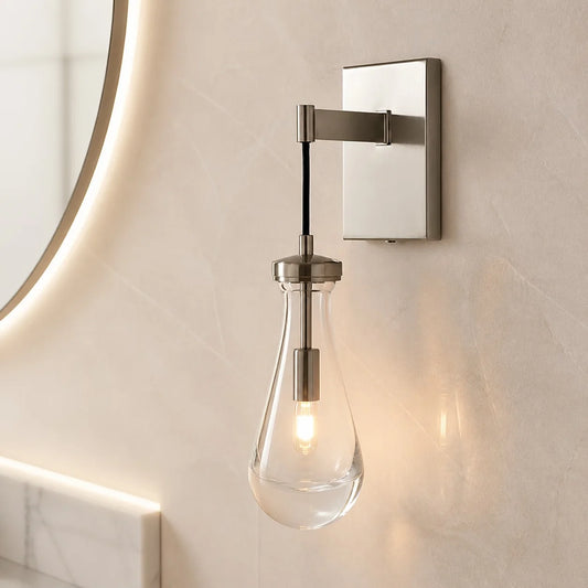 Selthyn Modern Luxury Raindrop Crystal Wall Lamp