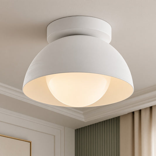 Sanja Modern Minimalist Dome Sphere Metal Ceiling Light