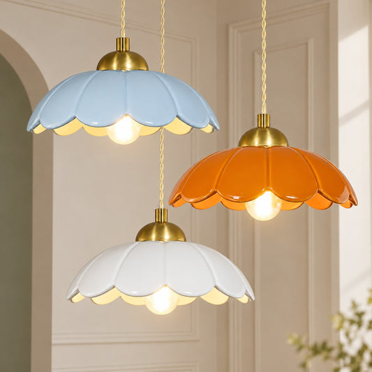 Miska Multi Color Ceramic Pendant Lamp