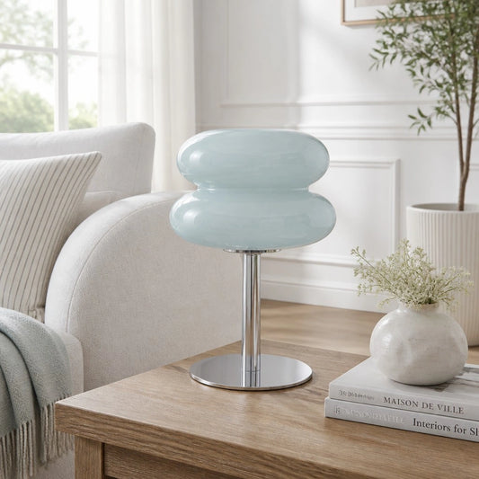 Neelley Modern Bauhaus Glass Table Lamp