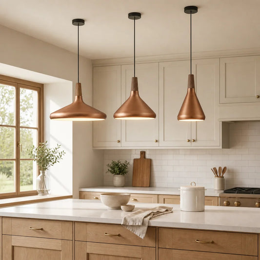 Clara Modern Cone Metal Shade Pendant Light