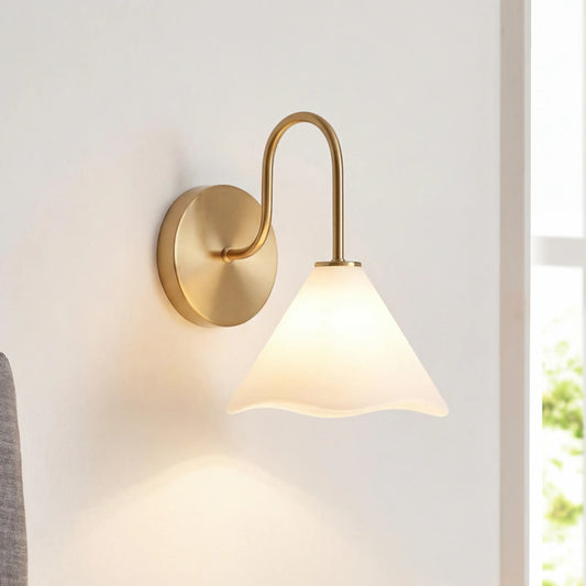 Leo Modern Fabric wall Sconce