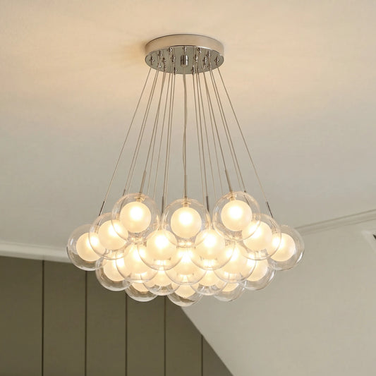 Glass Bubble LED Ball Pendant Lights