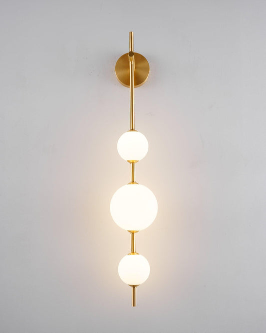 Vertical Globe Wall Lamp