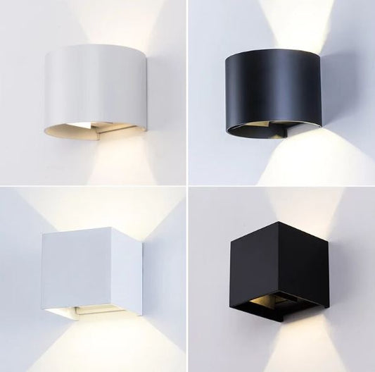 Aluminum Cube Wall Mounted Light