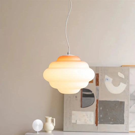 Alistair Modern Gradient Cloud Glass Pendant Light