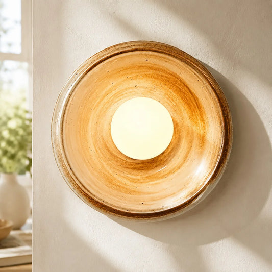 Amelia Nordic Ceramic Track Wall Light
