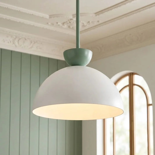 Anouk Nordic Single Light Metal Dome Pendant Light