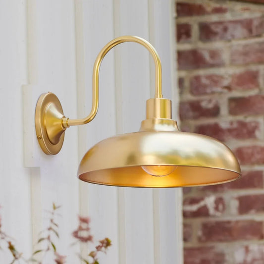 Antaeus Industrial Dome Outdoor Wall Sconce