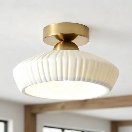 Nalyn Modern Textured Ceramic Ceiling Light