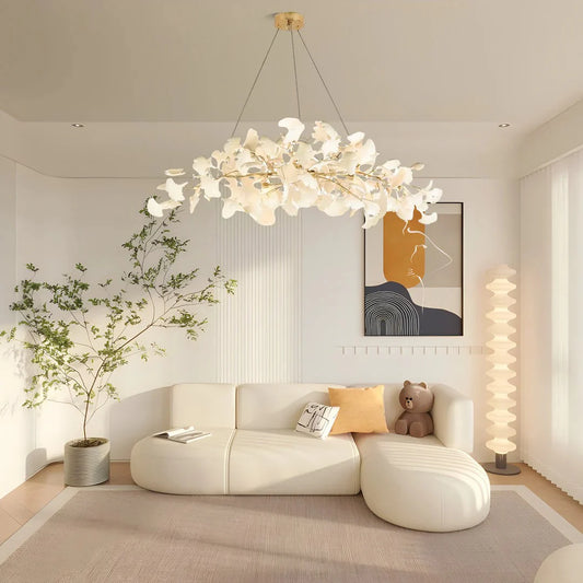 Aurelia Modern Organic Ginkgo Chandelier