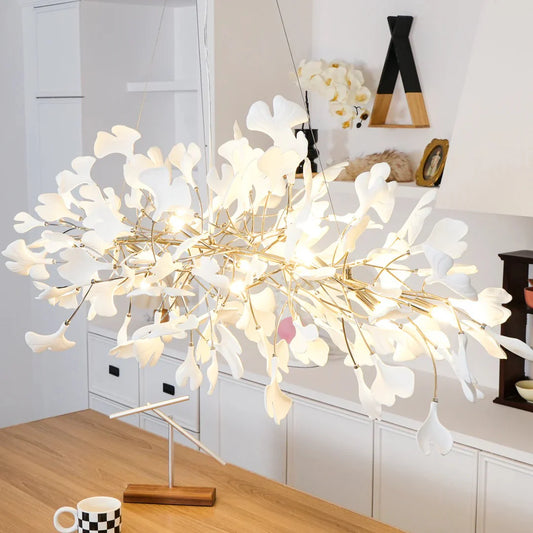 Aurelia Modern Organic Ginkgo Chandelier