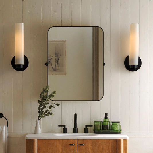 Modern Smooth Glass Wall Sconce