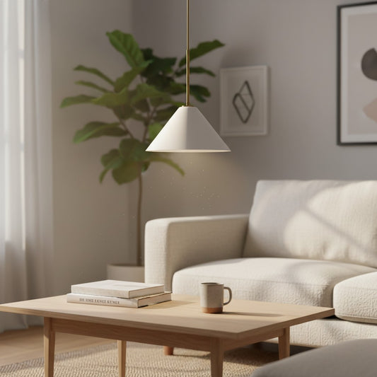 Breccan Modern Glass Cone Pendant Light