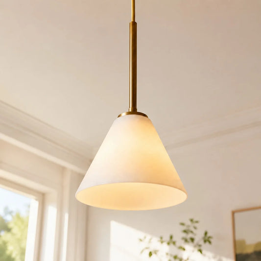 Breccan Modern Glass Cone Pendant Light