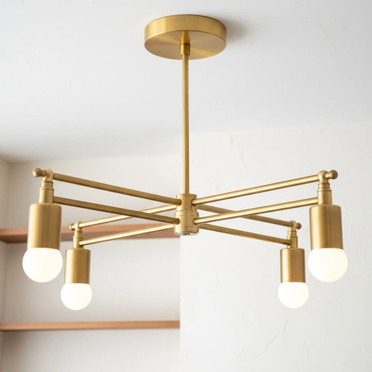Clementine Modern Linear Metal Chandelier