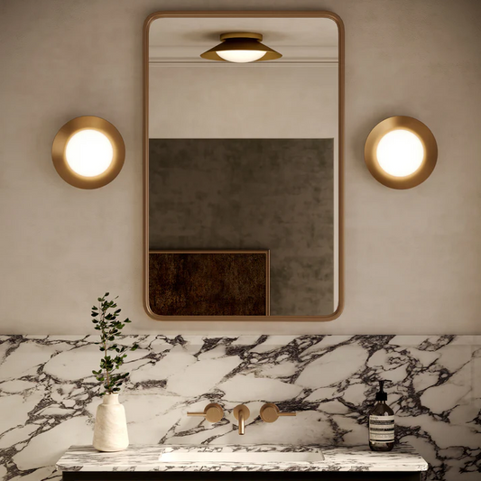 Caerus Modern Dimmable LED Opal Glass Wall Sconce