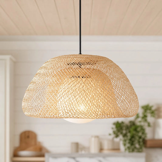Dairine Bohemian Bamboo Pendant Light