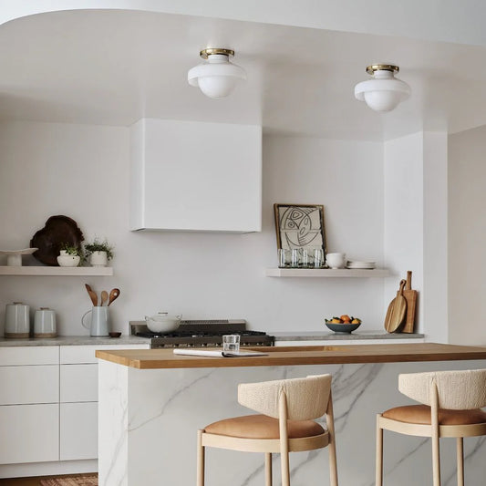 Darren Industrial Metal Dome Ceiling Light