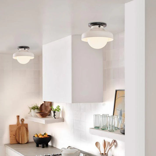 Darren Industrial Metal Dome Ceiling Light