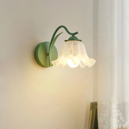 Nyxen French Country Acrylic Floral Wall Light