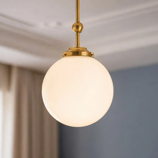 Duskyn Nordic Simple Metal Globe Pendant Light