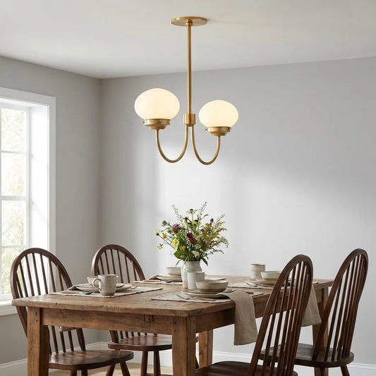 Elias Contemporary Glass Globe Chandelier