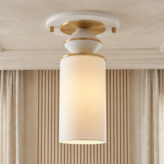 Esme Modern Minimalist Metal Cylinder Ceiling Light