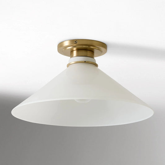Evariste Modern Cone Flush Mount Ceiling Light